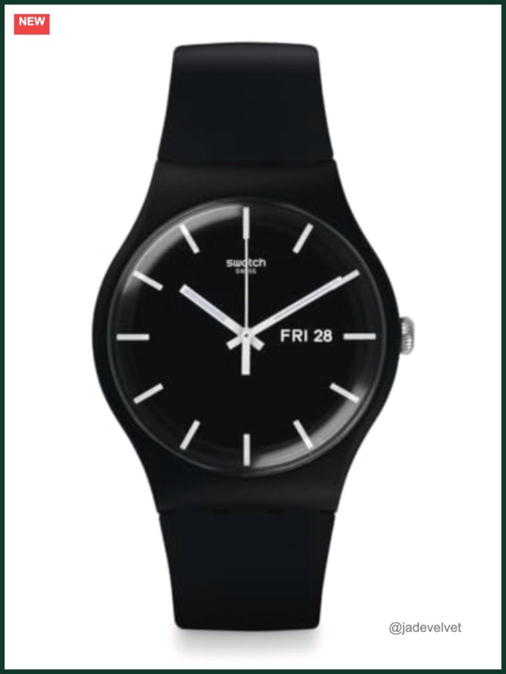 Swatch New Gent Biosourced Unisex Watch Plastic Quartz Waterproof